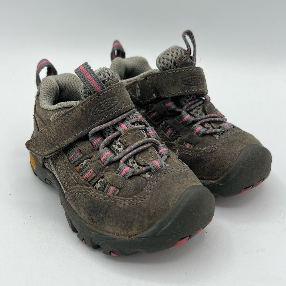 Keen Kids Sneakers - Brown and Pink
